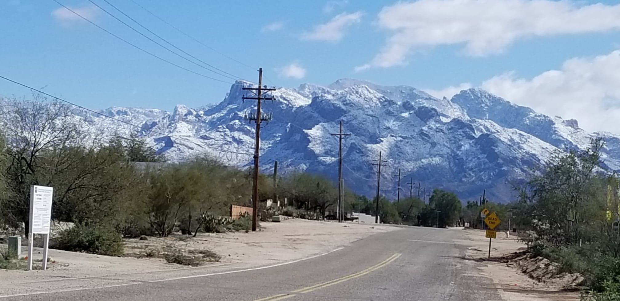 Snow in Tucson